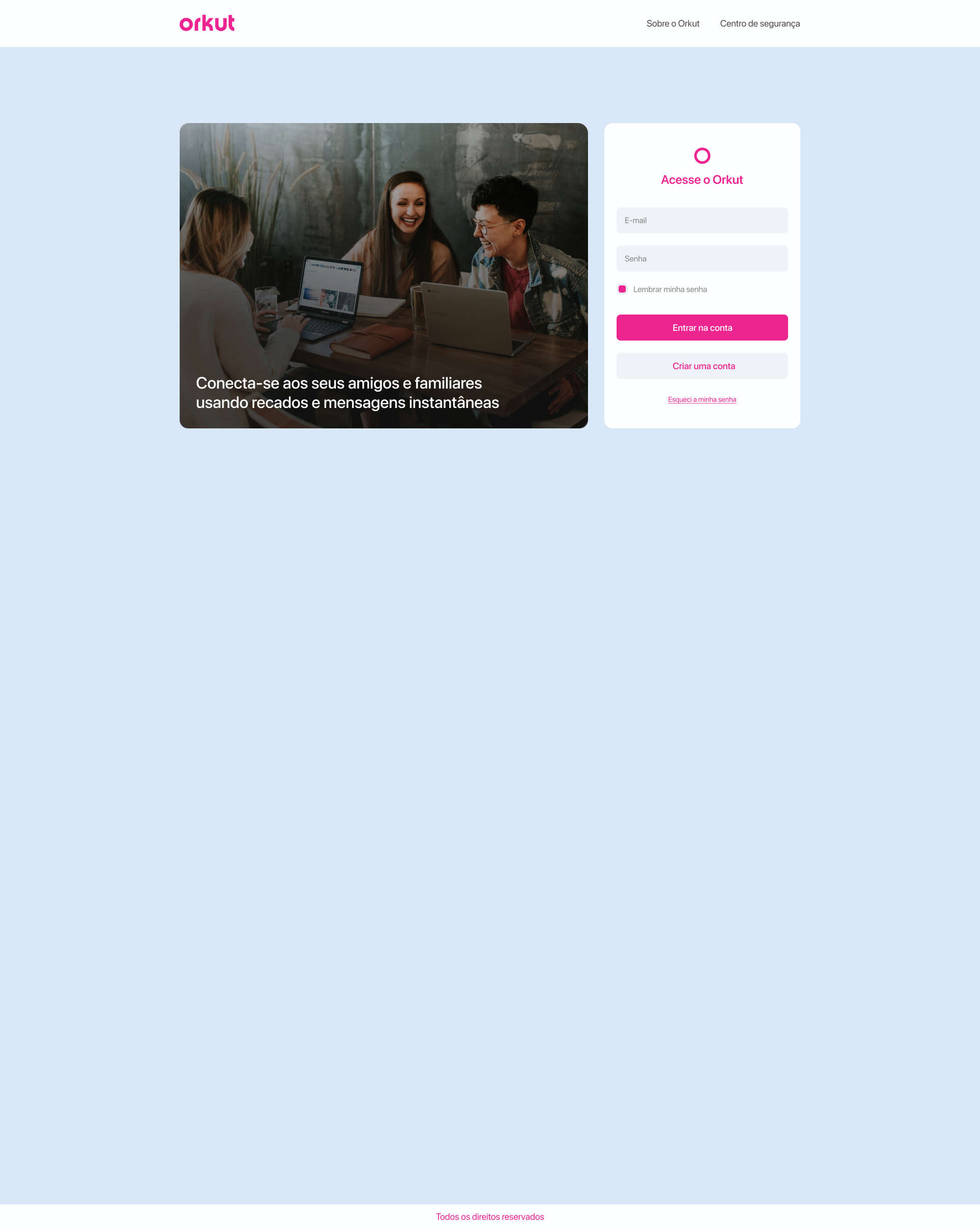 Orkut Redesign Project